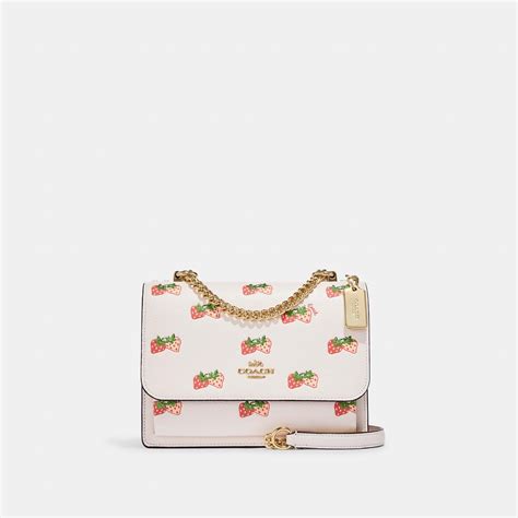 New Clearance / Bags / <strong>Crossbody</strong> Bags / Mini Klare <strong>Crossbody</strong> With Wild <strong>Strawberry</strong> Print; Mini Klare <strong>Crossbody</strong> With Wild <strong>Strawberry</strong>. . Coach strawberry crossbody